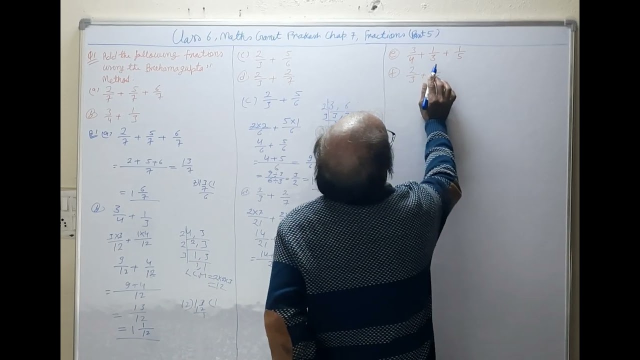 Class 6 Maths Ganita Prakash Chapter 7 Fractions ( Part 5 )