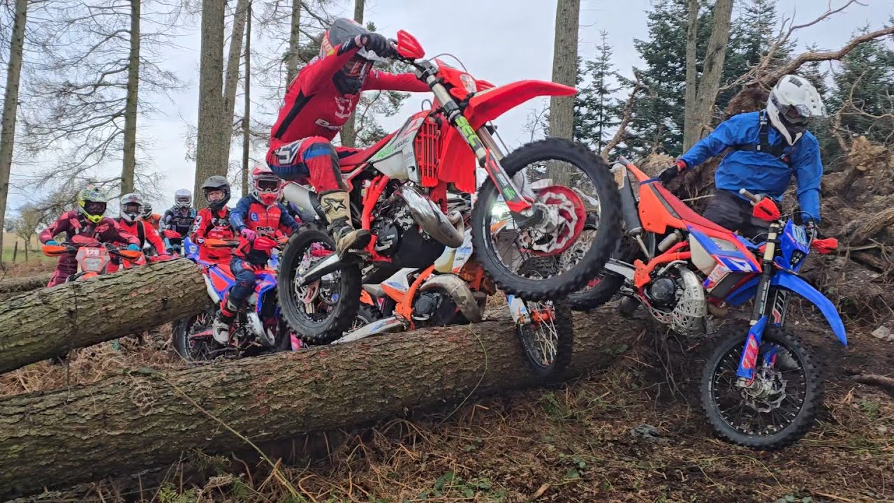Extreme Ravines 2026! Plews Tyres ACU BRITISH EXTREME ENDURO RD3 Am Race Start👍. 