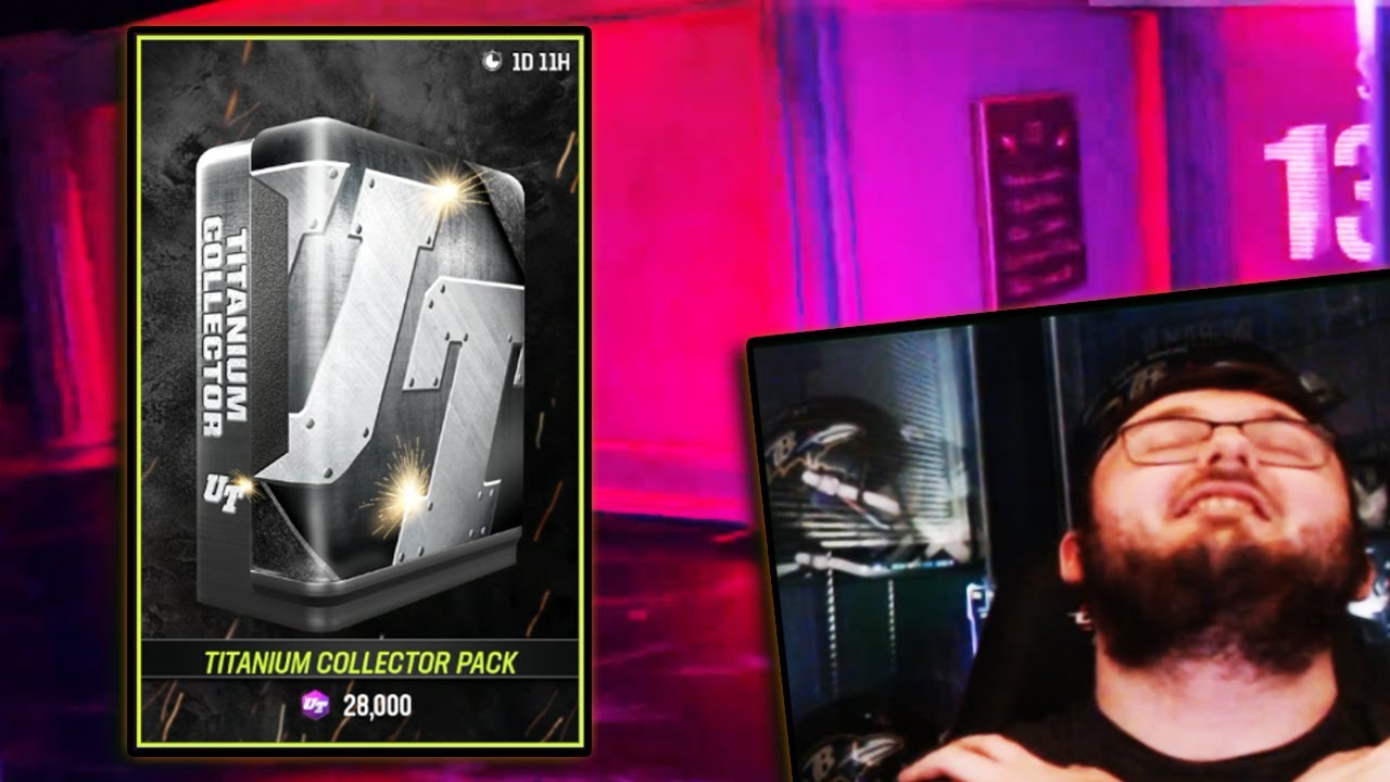 I PULLED A CRAZY AMOUNT OF TITANIUM COLLECTOR PACKS!!| I PULLED A 99 OVERALL!| MADDEN 23