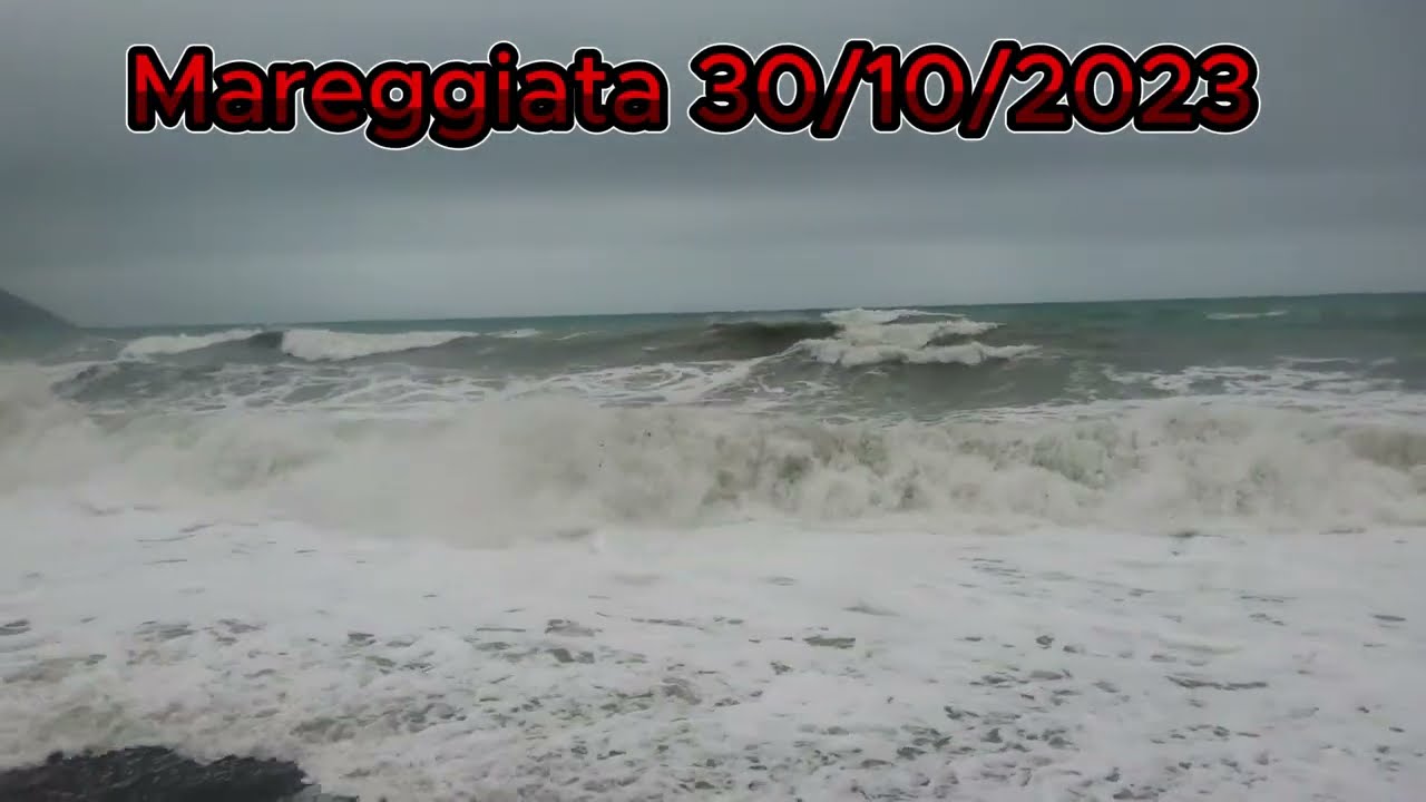 Mareggiata Arenzano - 30 Ottobre 2023