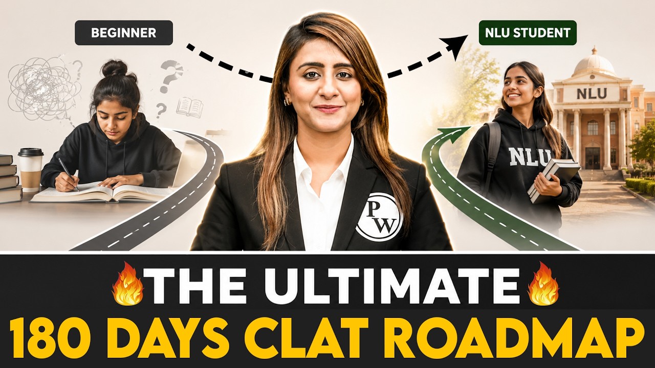 CLAT 2027 Preparation Strategy | Complete 180-Day Study Plan for NLU Admission