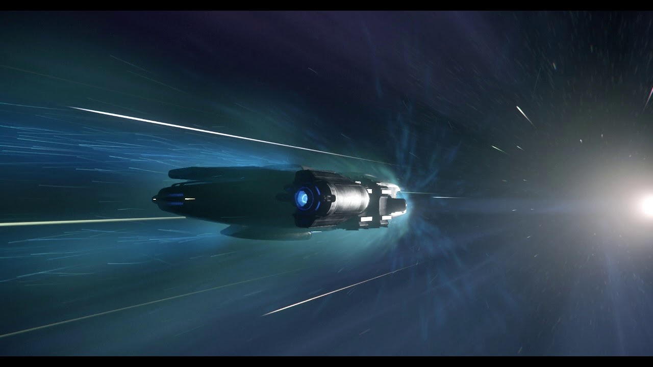 Star Citizen - квантовый прыжок.