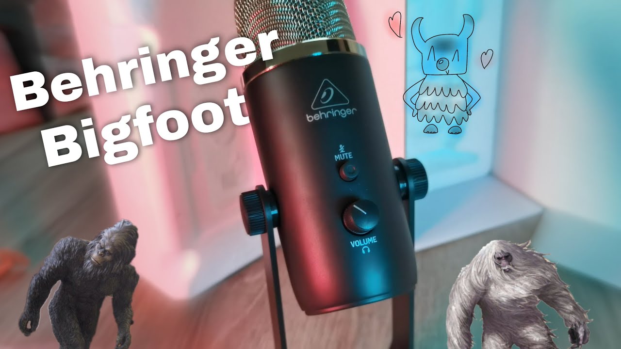 Обзор / тест USB микрофона Behringer BIGFOOT (сравнение с Behringer TM1 и Blue Yeti)
