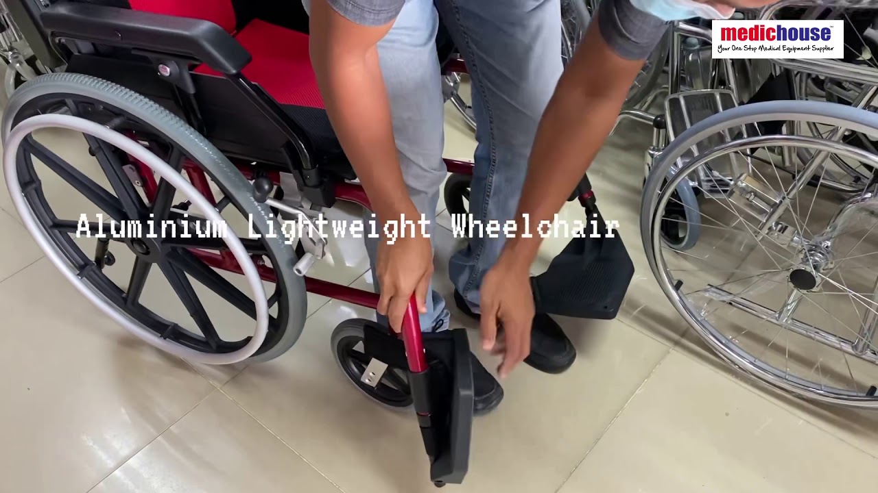 Aluminium Lightweight Wheelchair Detachable Wheels