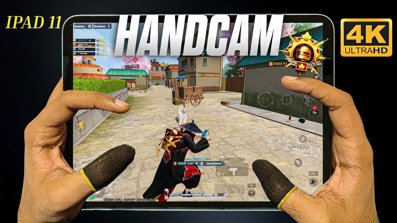 iPad 11 A16 😍 BGMI HANDCAM Smooth + 60 FPS 🔥New Event 4.5 / Pubg test / Gameplay/ Best Sensitivity!