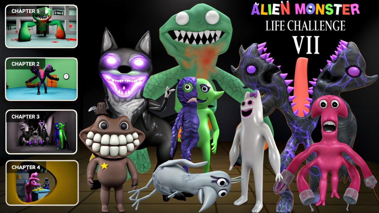 Alien Monster Life Challenge 7 Chapter 1,2,3,4