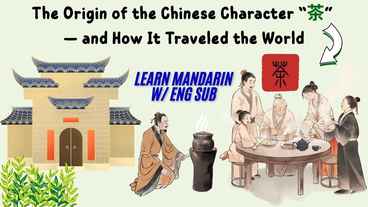 汉字“茶”的起源以及它如何走向世界｜The ORIGIN of the Chinese Character “茶” (TEA) & How It Traveled the World Eng Sub