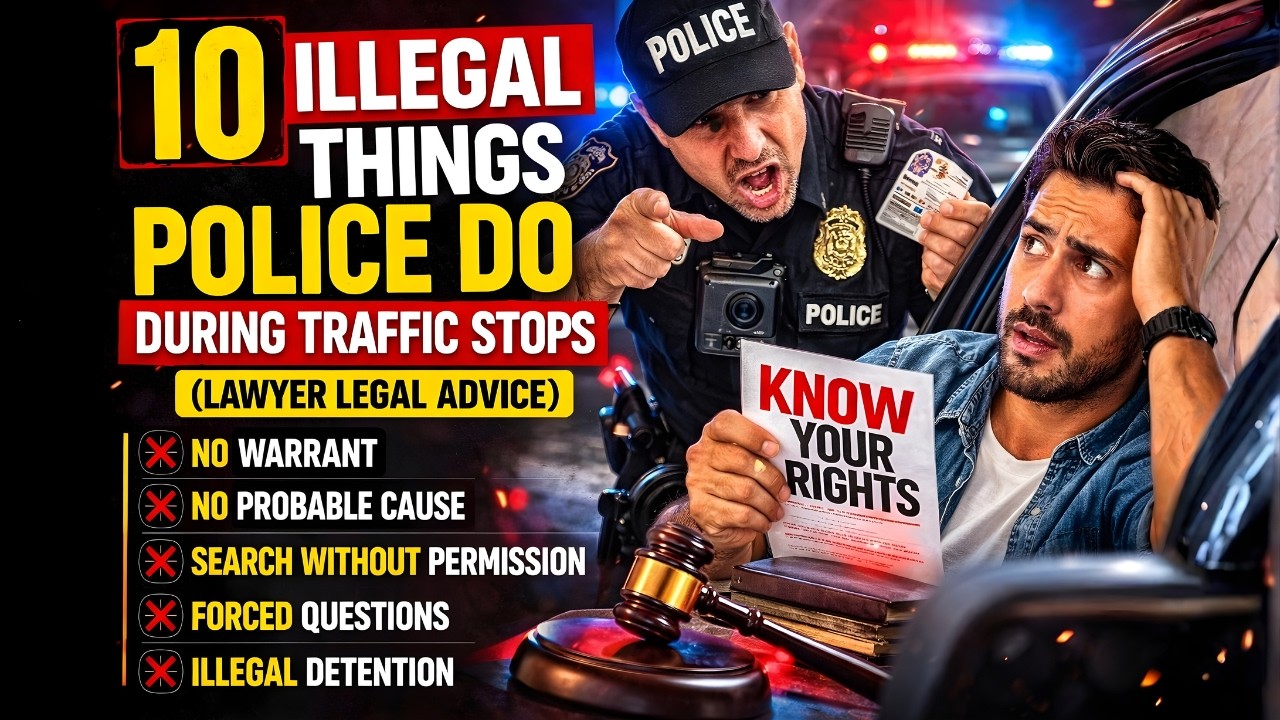 10 Illegal Things Police Do at Traffic Stops Every Driver Must Know to Protect Their Rights