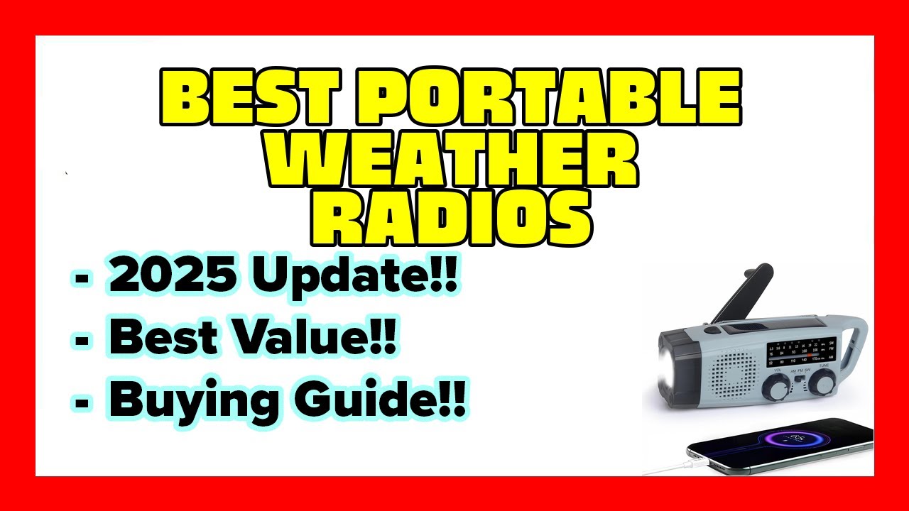🔥TOP 7 Best Portable Weather Radios 2025🔥 Best Portable Weather Radios on Amazon 🔥
