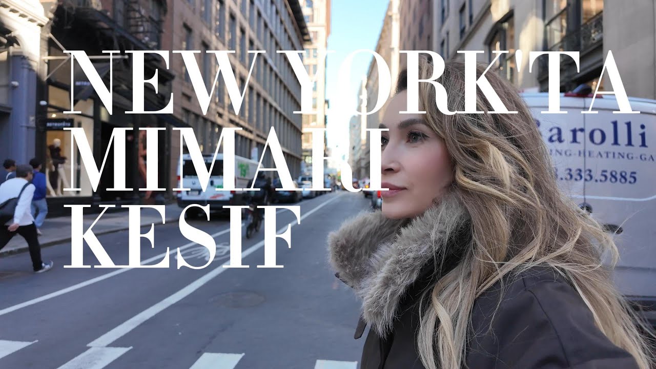 MIMARLIK OFISIYLE NEW YORK SOKAKLARINDA