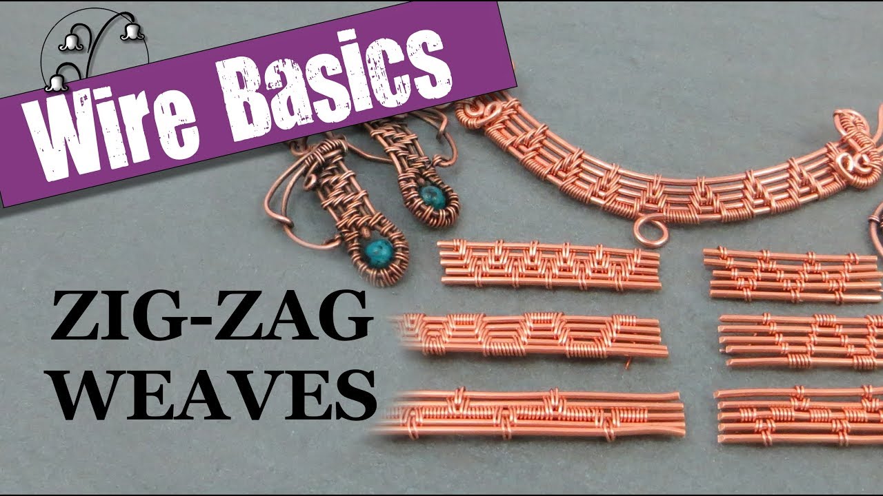 Wireweaving Basics: Zig-Zag Weaves