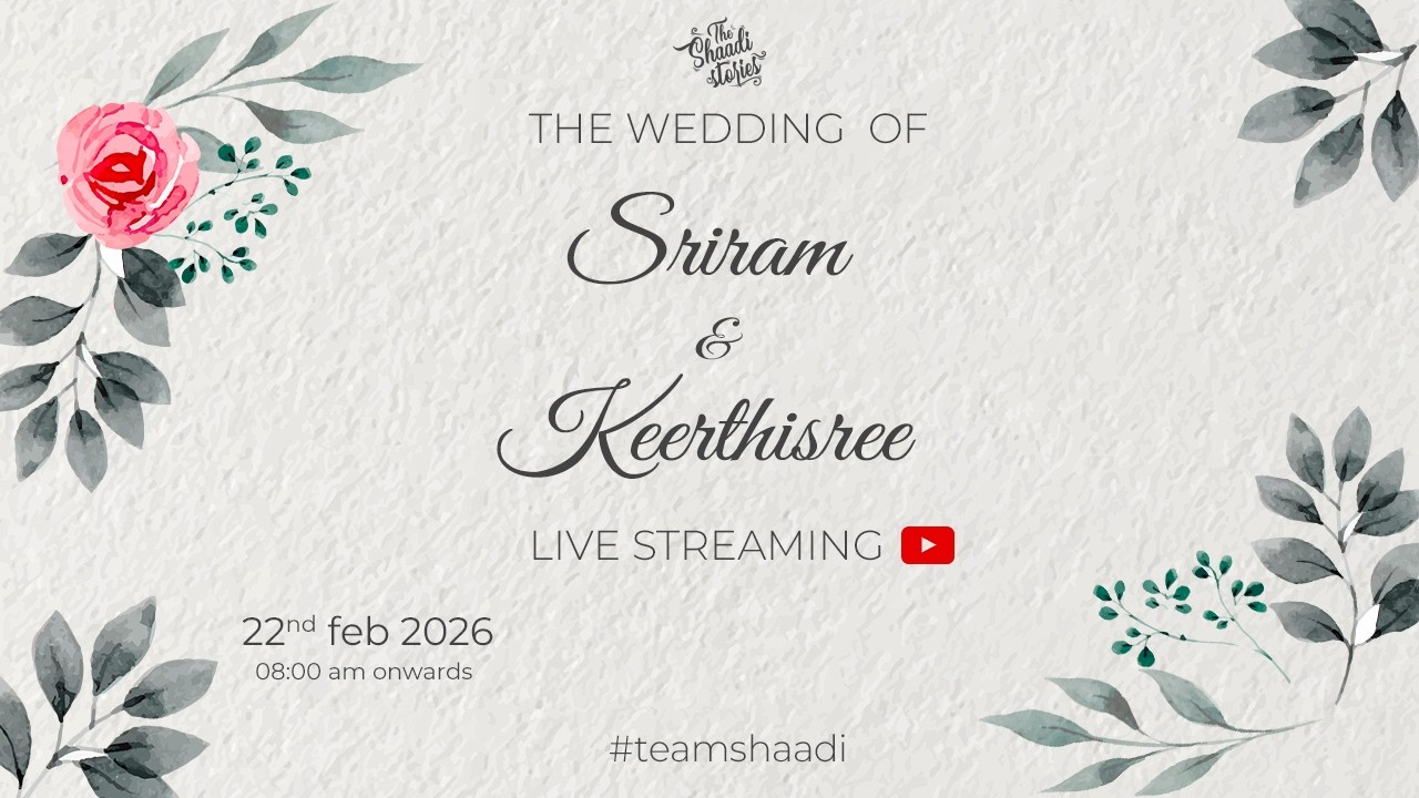 The Wedding Of | Sriram & Keerthisree | 22nd feb 2026 08.00 am