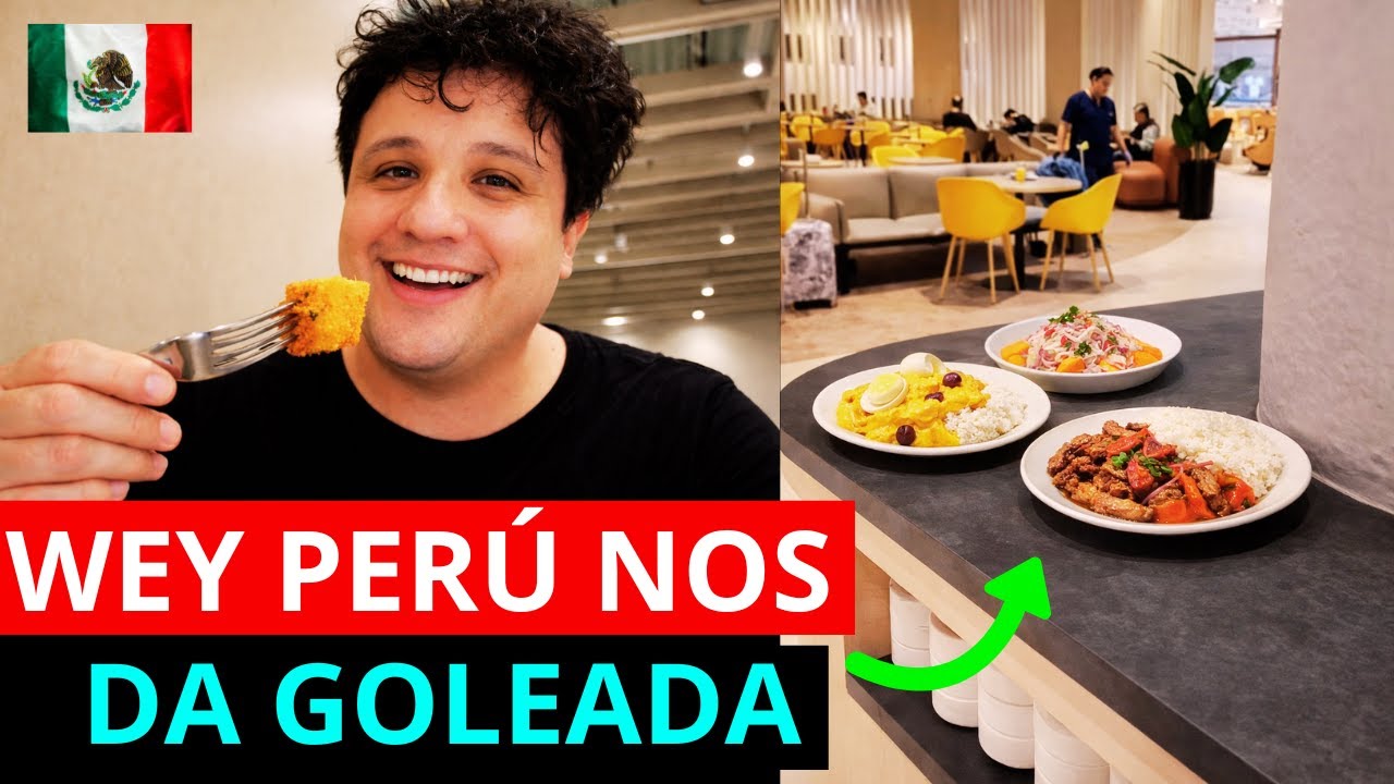 ¡NOS GOLEARON! Un Mexicano Impactado con el buffet del Jorge Chávez