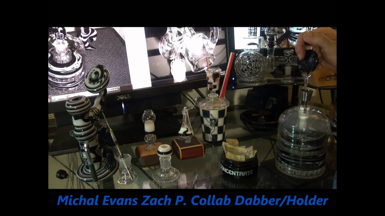 Knickertoker going HAMM v. Dome-less Nail Slide w/ Leisure Glass Vertigo 54 Arm Bubbler - Wax/Oil