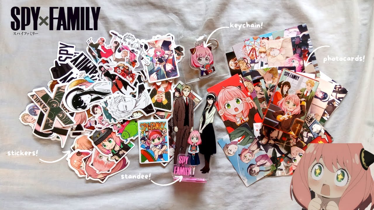 SPY X FAMILY merch haul !💗