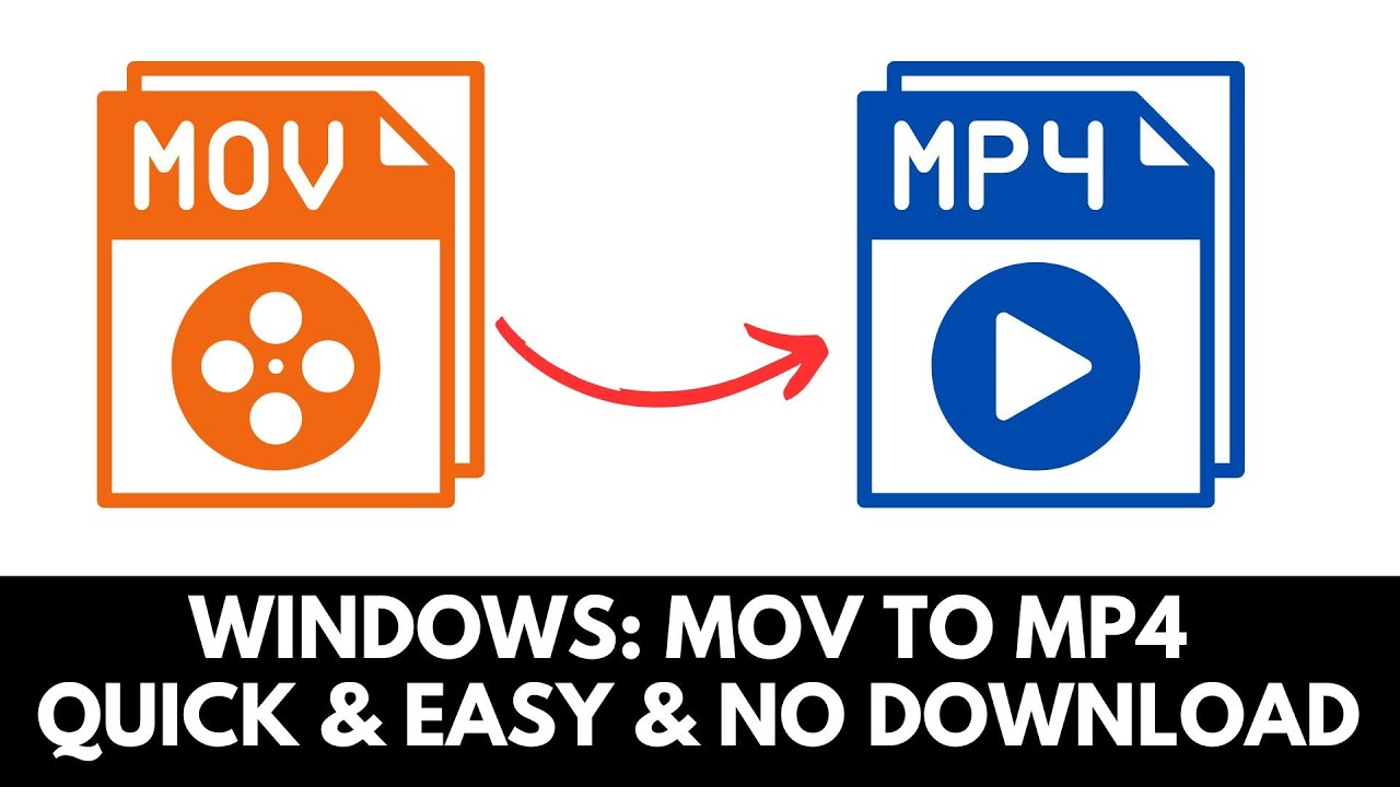 Конвертируйте MOV в MP4 в Windows с помощью встроенных инструментов!