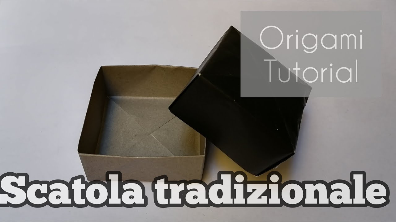 Tutorial origami Box