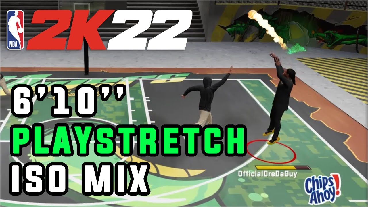 6’10” 2 way stretch facilitator build is the new speedboosting stretch big build In nba2k22