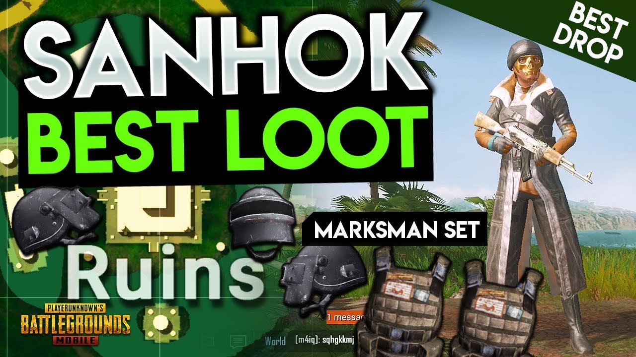 BEST LOOT & DROP LOCATION ON SANHOK - PUBG Mobile New Map Tips