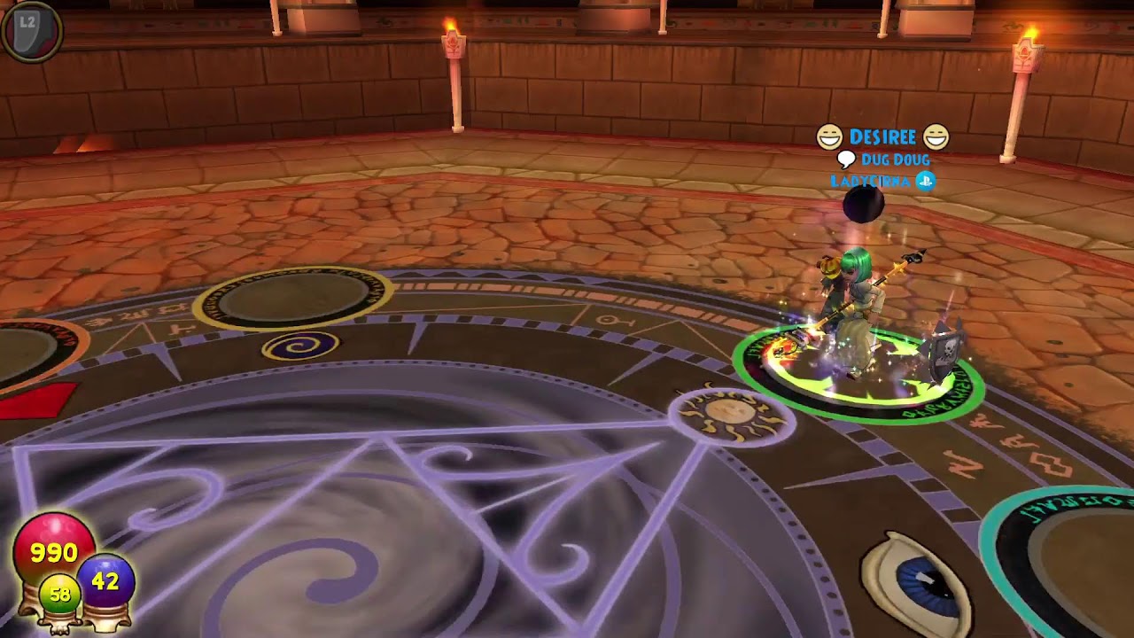 Grinding music: Fleetway LMS Theme. Part 1: If Death stands ur screwed. Wizard101