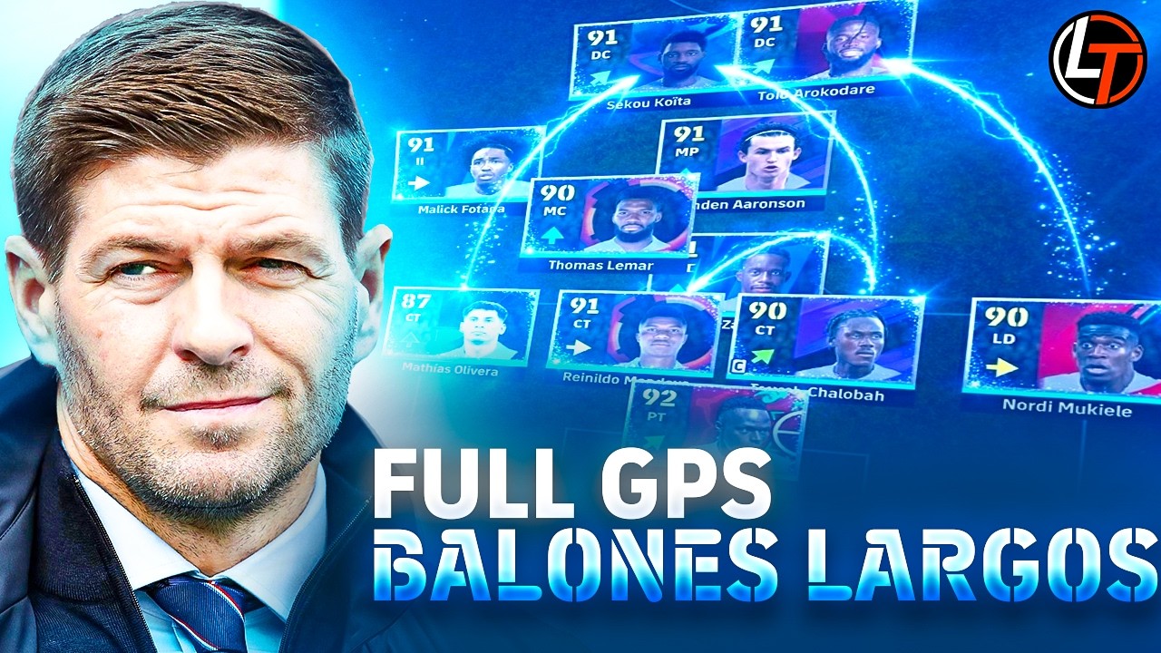 TáCTICA BALONES LARGOS🔥|| 75% wins✅  FULL GPS #efootball