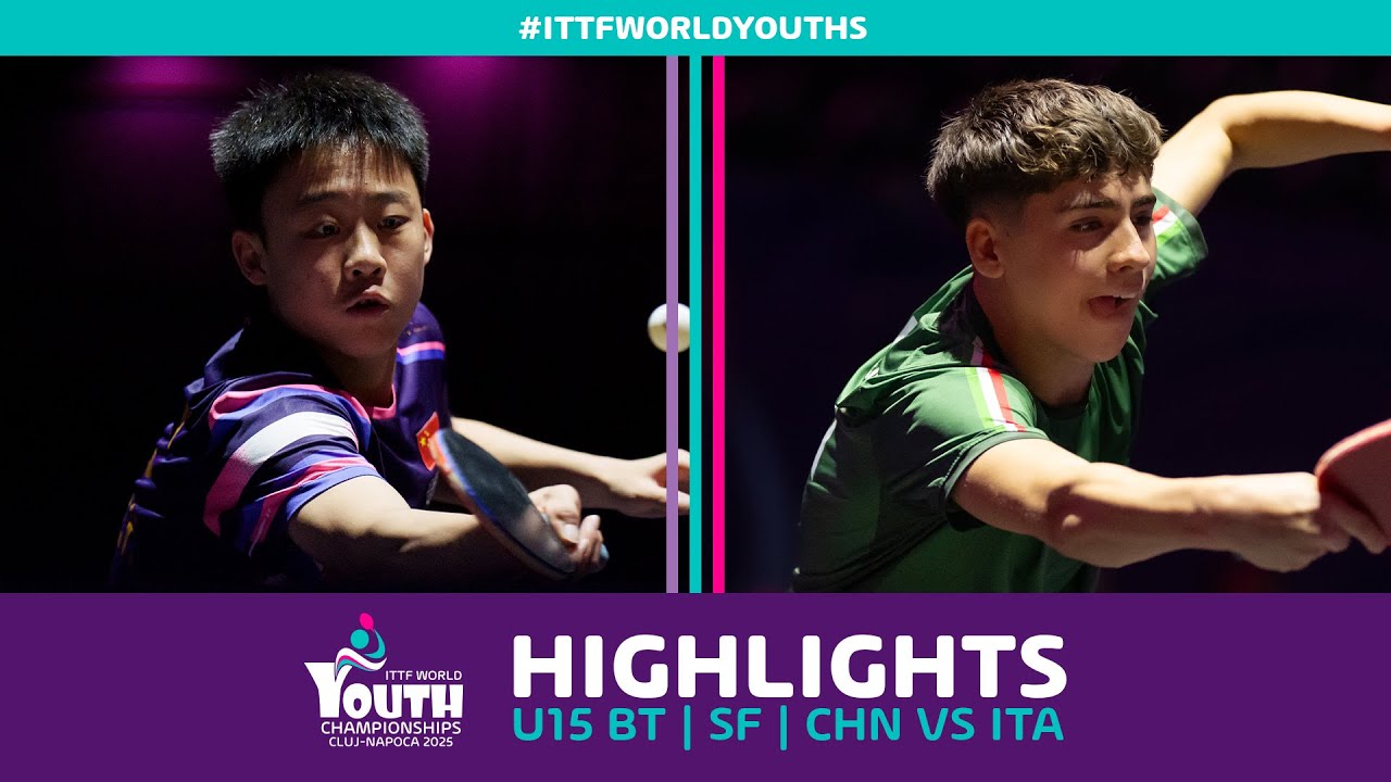 Yu Haiyang vs Francesco Trevisan | U15 BT - SF | #ITTFWorldYouths 2025