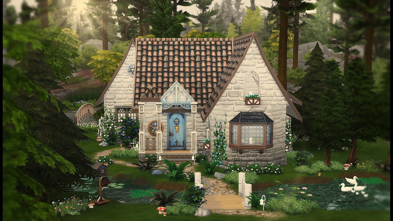Cottage by the Creek 🦋🍃- The Sims 4 Stop Motion Build