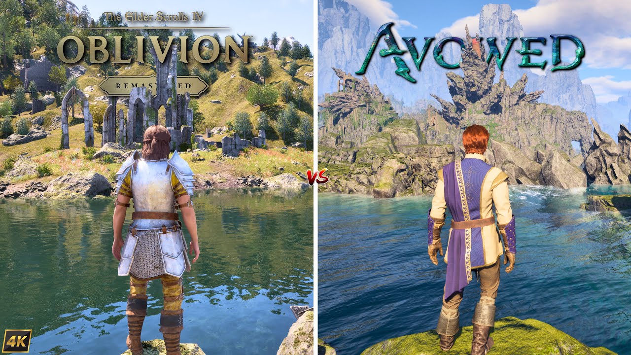 The Elder Scrolls 4: Oblivion Remastered vs Avowed - Graphics and Details Comparison