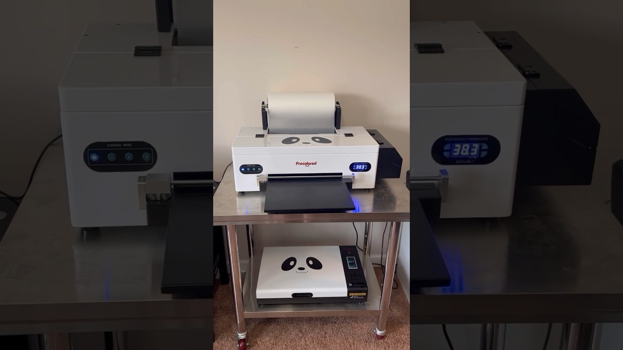 New Procolored L1800 DTF Printer is all set up. Process videos to come. Going to change the game