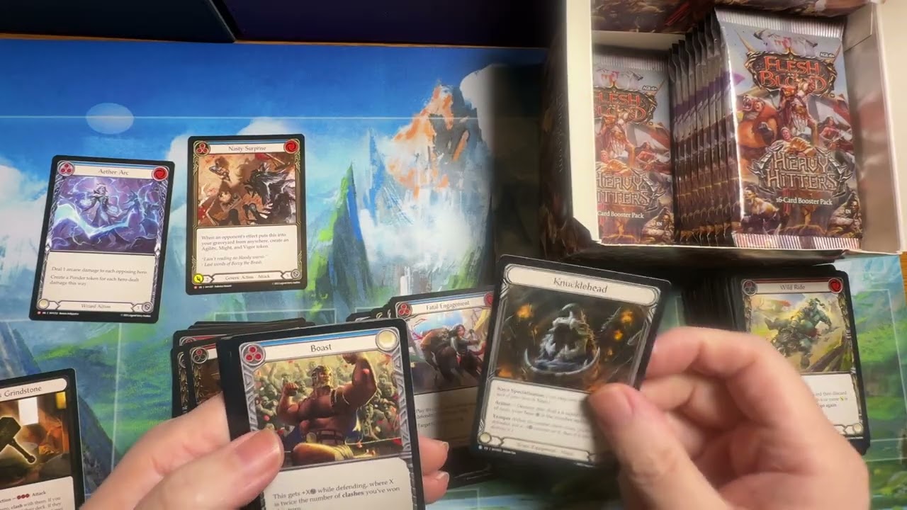 Flesh and Blood Heavy Hitters Booster Box 2025 opeing 
