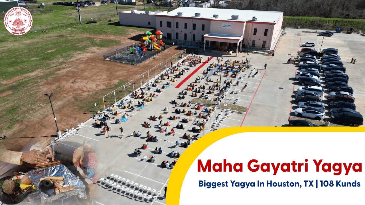 Gayatri Yagya 2023 | Vadtal Dham Shree Swaminarayan Hindu Temple | SSAUSM Houston