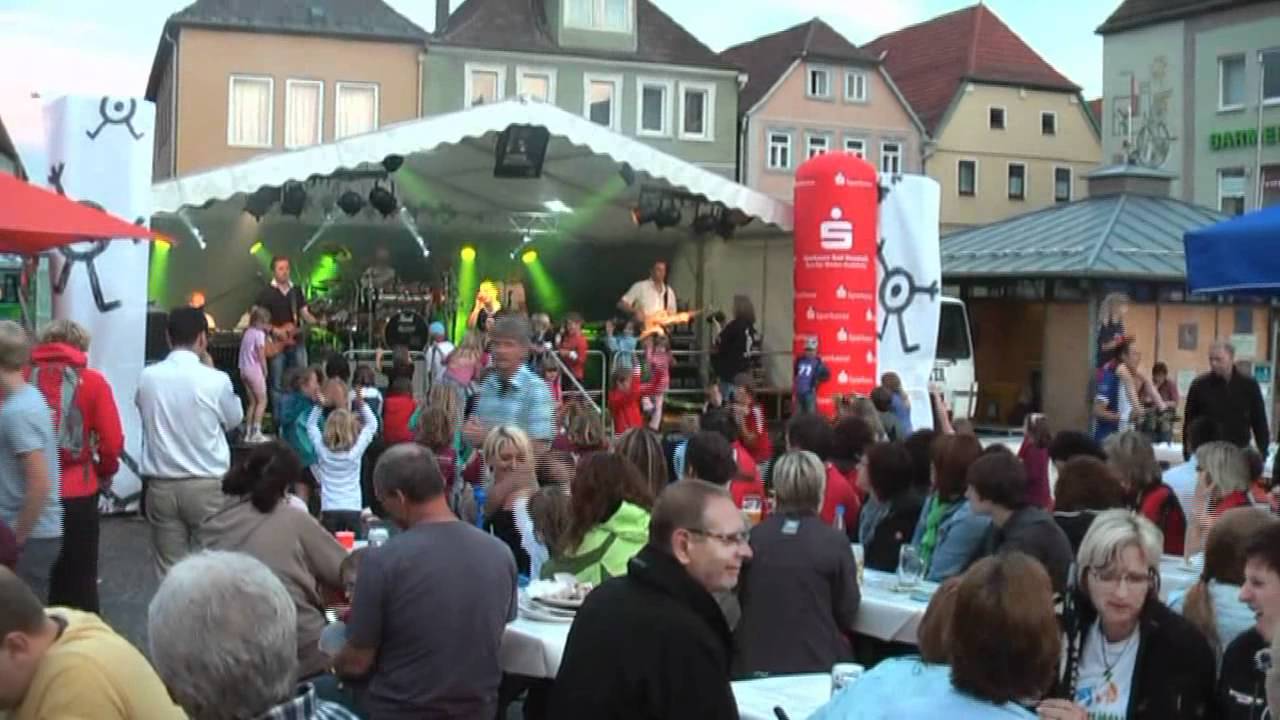 After Run Party mit WILDFEIER beim 11. Sparkassen-Stadtlauf in Bad Neustadt/S. 2011