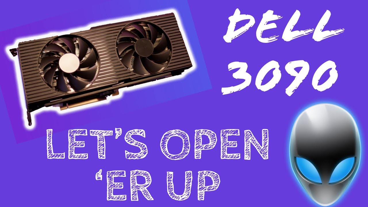 Разборка Dell (AlienWare) RTX 3090 - установка водоблока EKWB!!