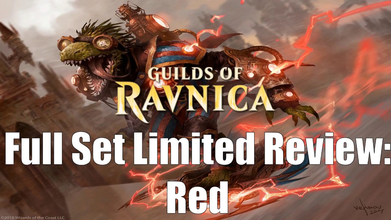 Guilds of Ravnica Full Set Limited Review:  Red