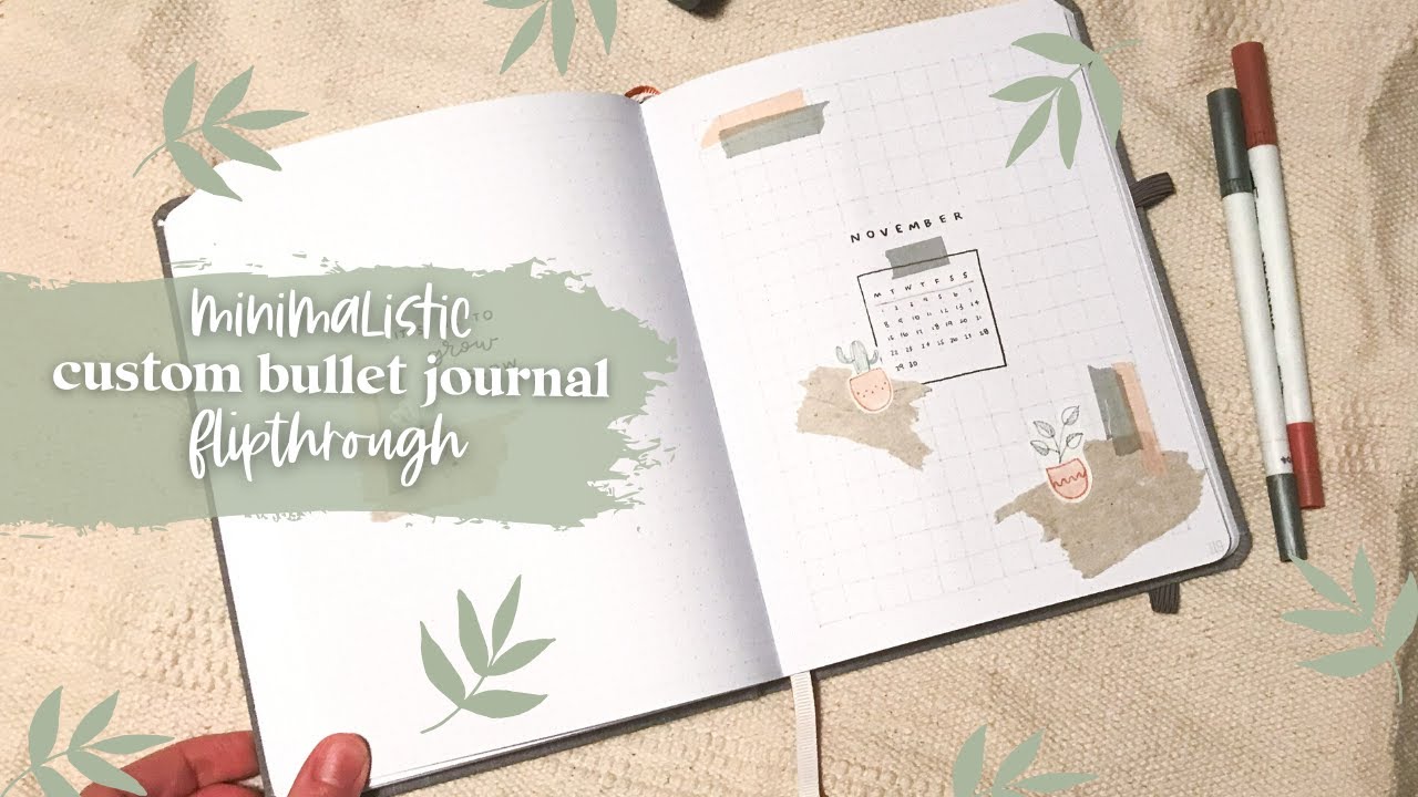 2021 BULLET JOURNAL FLIP THROUGH #19 | 2021 Bullet Journal Set Up | Plant Bullet Journal Themes |PWM