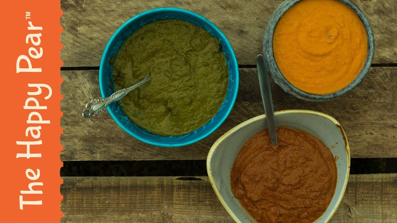 INDIAN CURRY SAUCES 3 WAYS | VEGAN | THE HAPPY PEAR