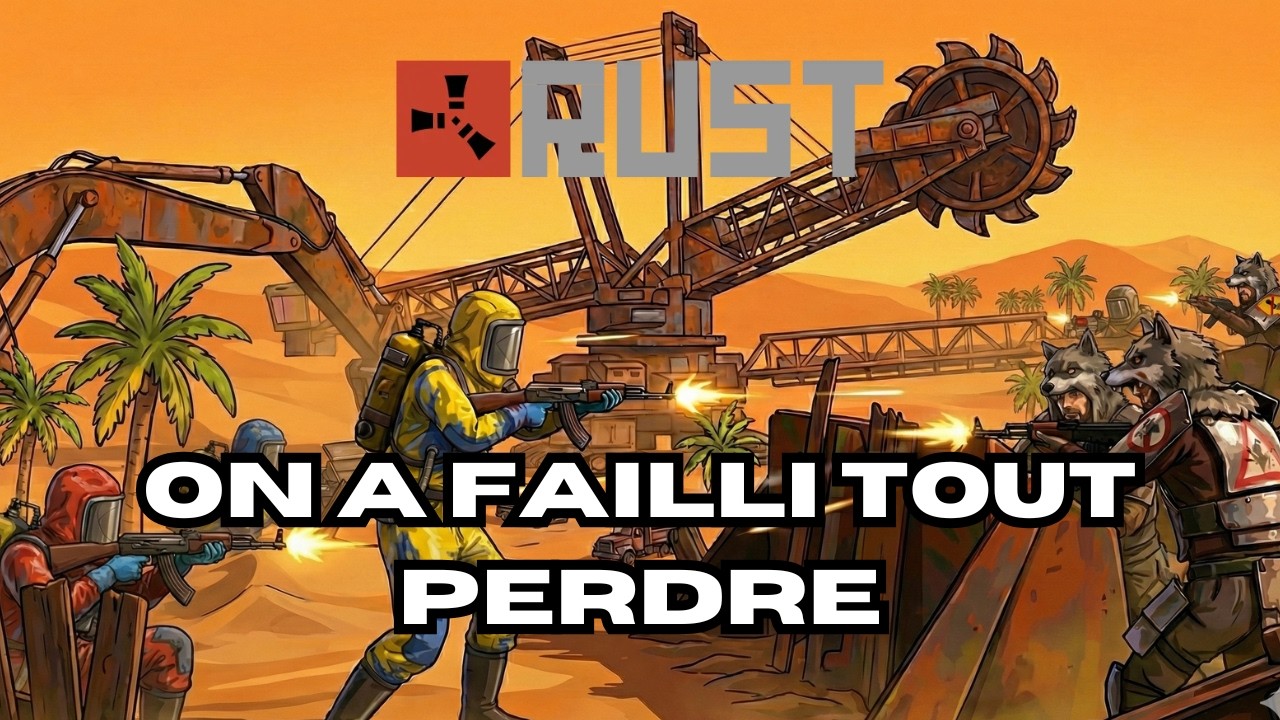 Rust : Un raid défense de folie !!