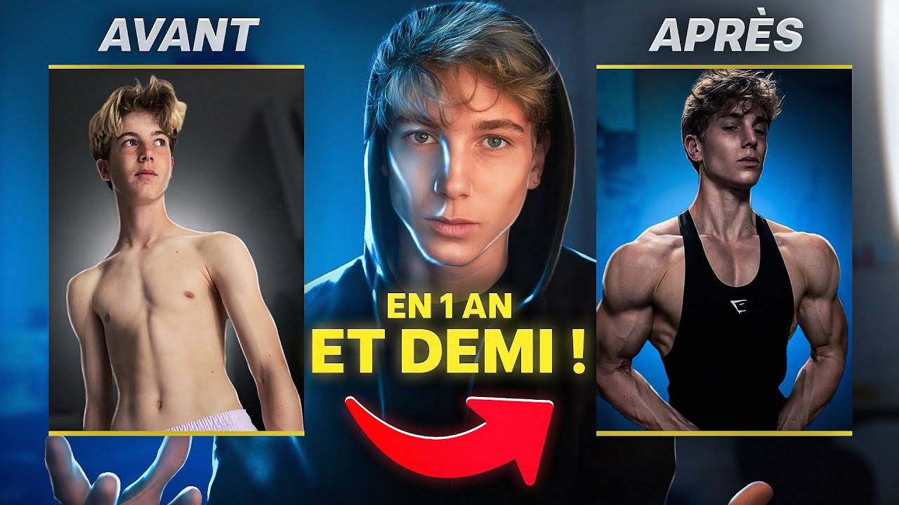 MA TRANSFORMATION PHYSIQUE EN 1 AN ET DEMI (Skinny - Musclé)