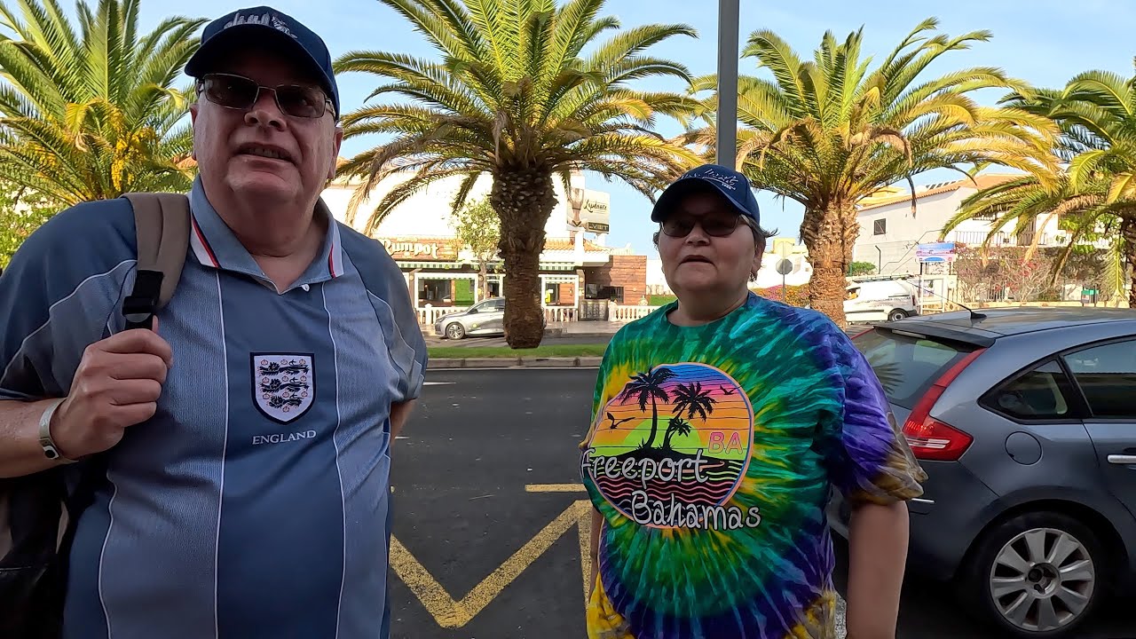 Tenerife - I met Some Great People In Costa Adeje Near Laguna Park...