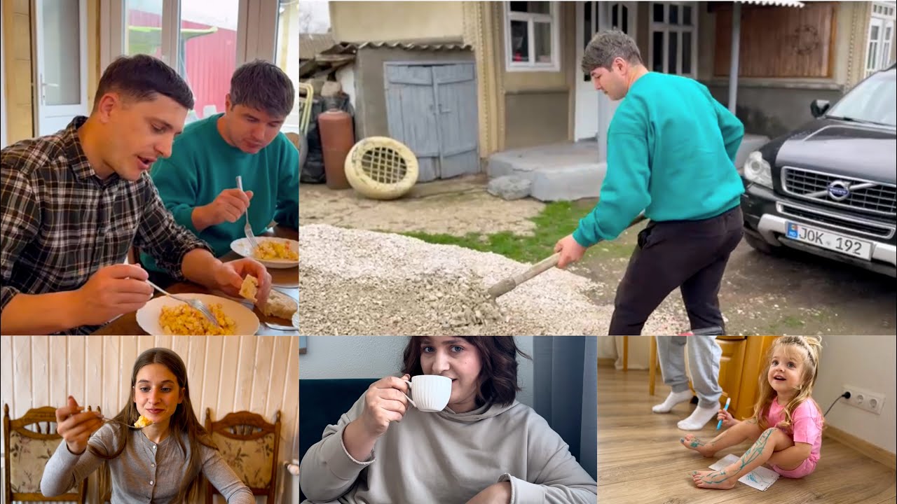 BĂIEȚII lucrează într-o zi de PRIMĂVARĂ😊/ O zi împreună cu noi la ȚARĂ