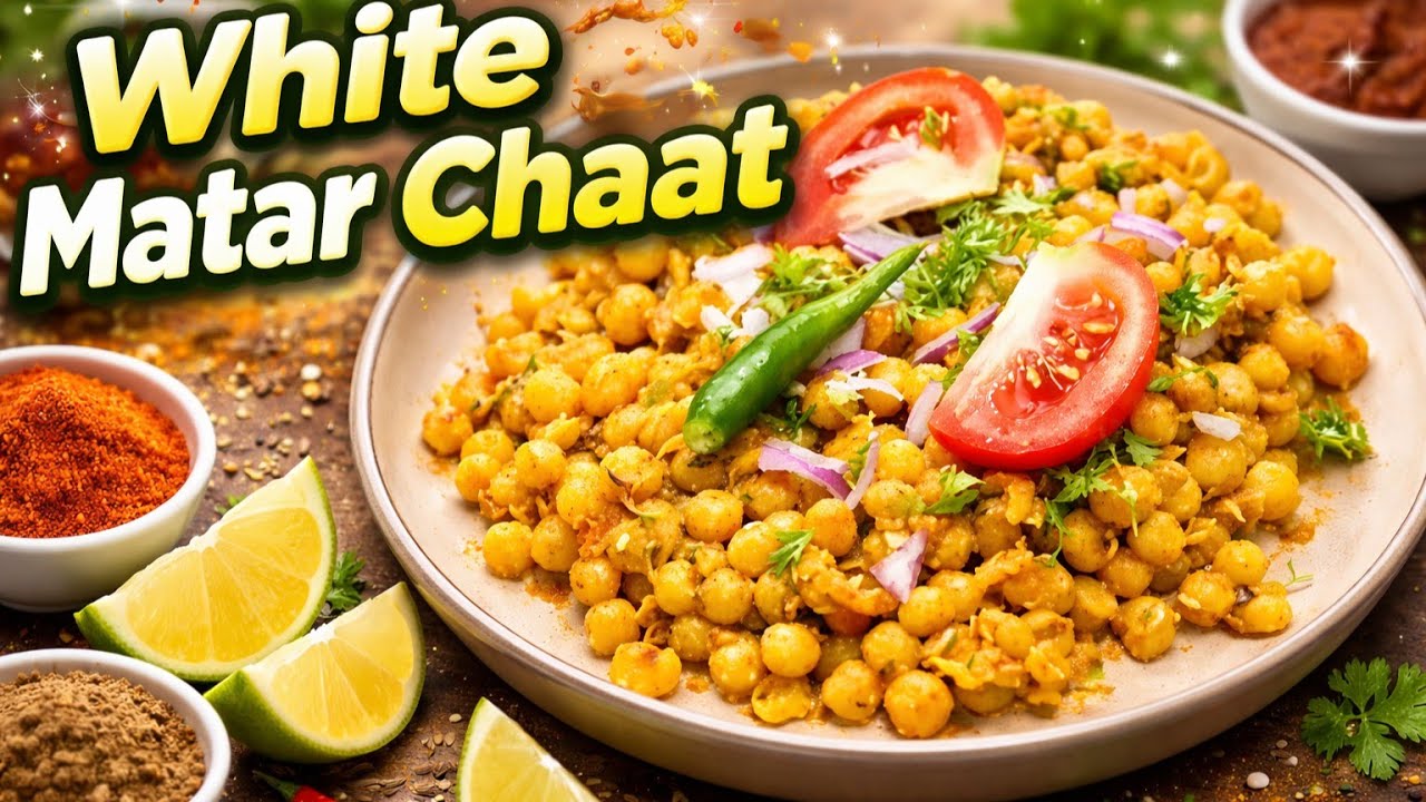 ✨ White Matar Chaat Recipe | Matar Chaat | Perfect Chaat at Home ✨ 