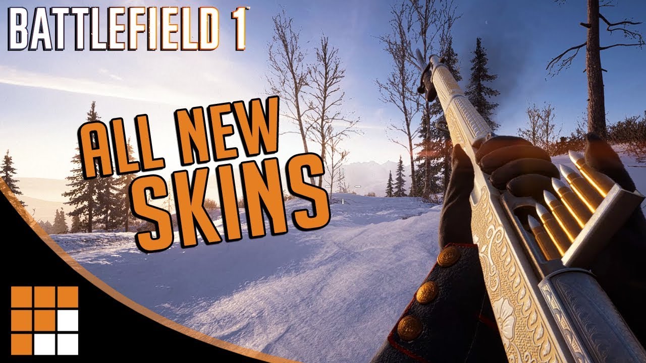Все легендарные камуфляжи из русского DLC + тонны новых обликов оружия появятся в Battlefield 1!