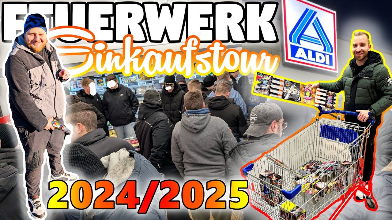 Silvester Feuerwerk Einkaufstour 2024/2025! Chaos, Überraschungen & Genuss