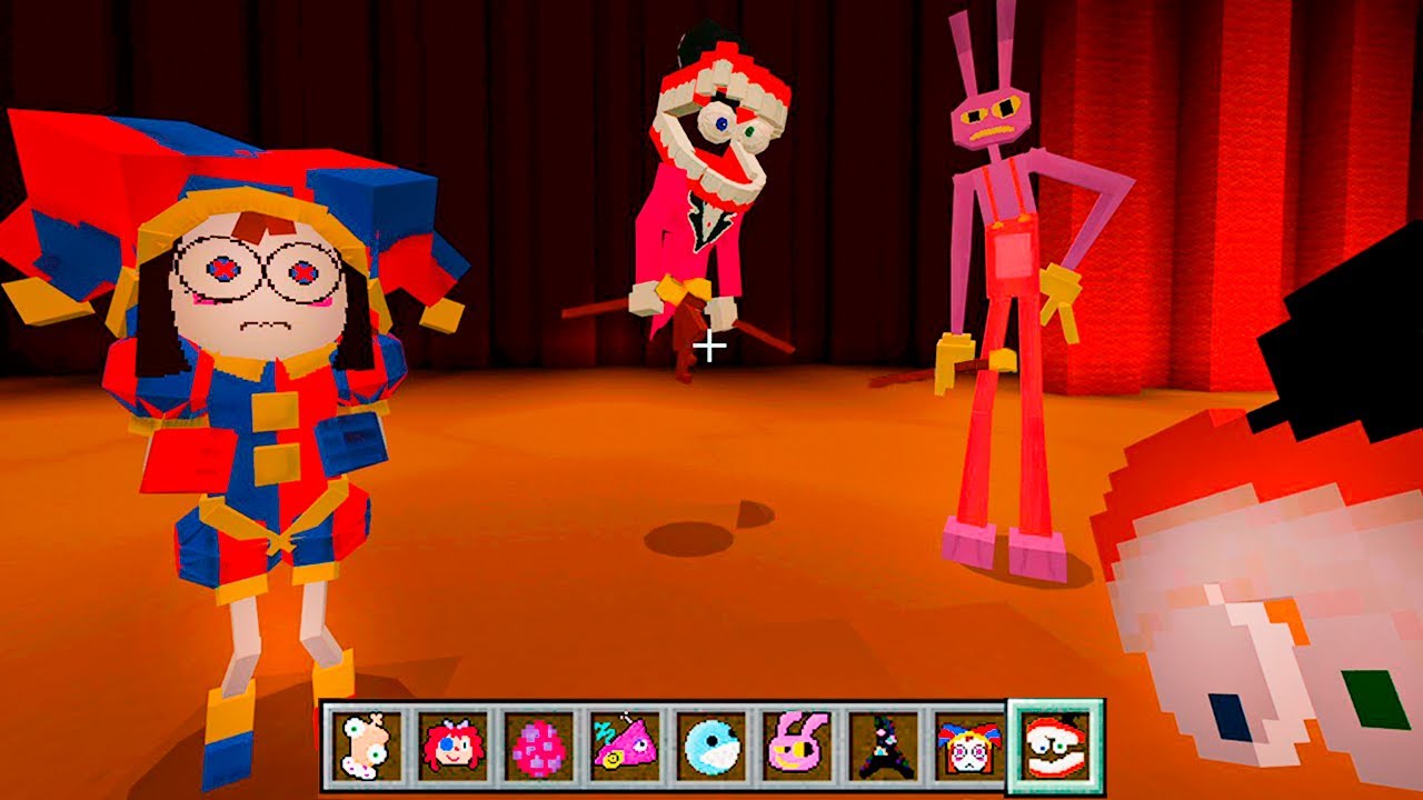 Pomni Transformation to Abstraction in Minecraft [The Amazing Digital Circus Mod] ADDON UPDATE