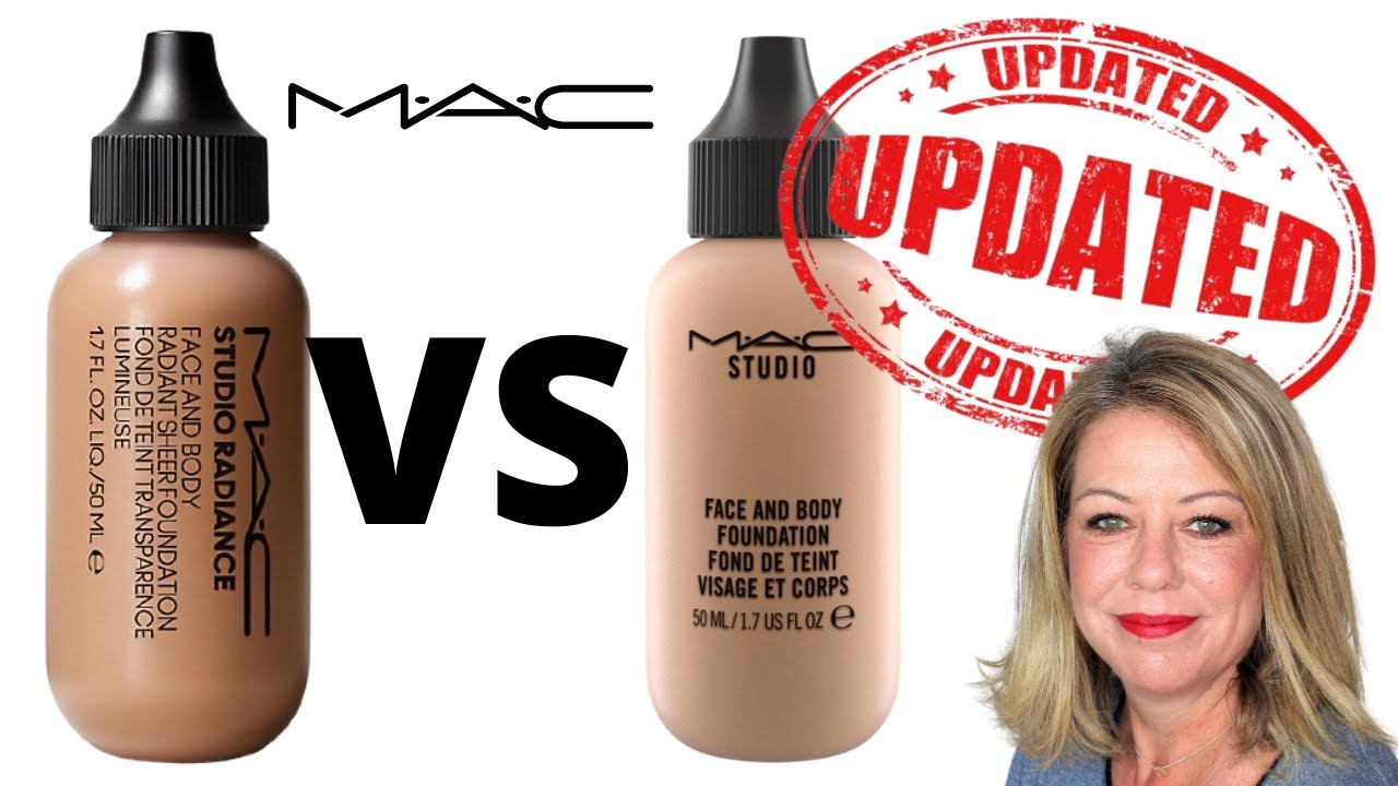 MAC Studio Radiance vs Face and Body | Comparison Update | Mature Skin