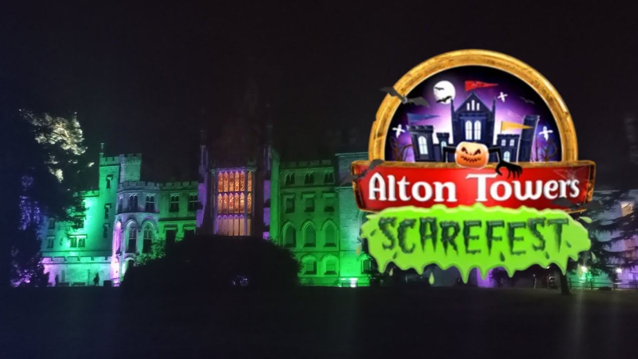 Alton Towers Scarefest Opening Day Vlog October 2024