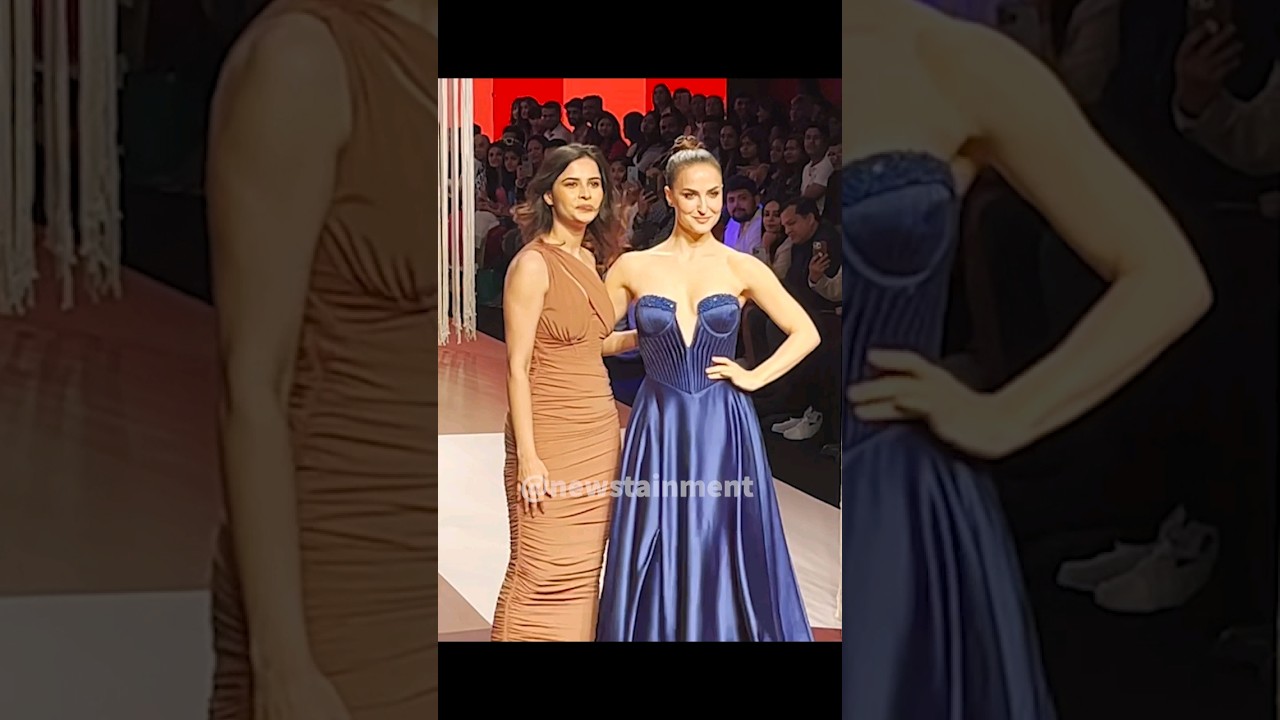 Gorgeous Eli Avram showstopper for INIFD at the Bombay Times Fashion Show #eliavram #fashionshows
