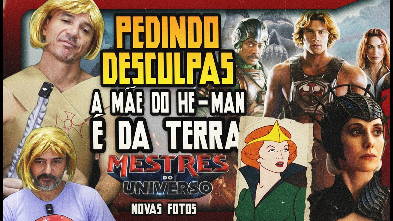 🏳️ PEDIMOS DESCULPAS SOBRE O HE-MAN - A MÃE É DA TERRA MESMO + Novas Imagens do Filme 2026! #heman