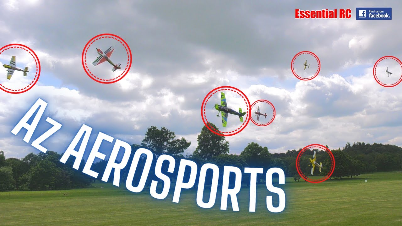 Az AEROSPORTS DISPLAY ! CRAZY close formation AEROBATICS | Weston Park Model Airshow