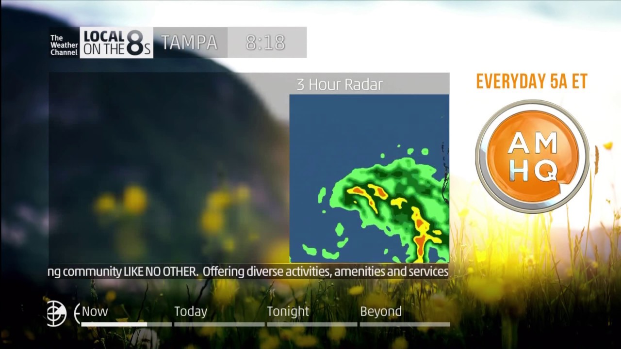 The Weather Channel Local on the 8s Tampa, FL - Tropical Storm Emily - July 31, 2017